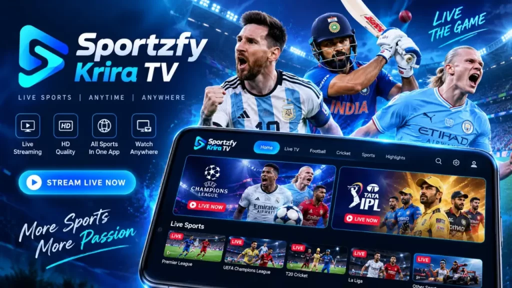 Features of Sportzfy Karira TV