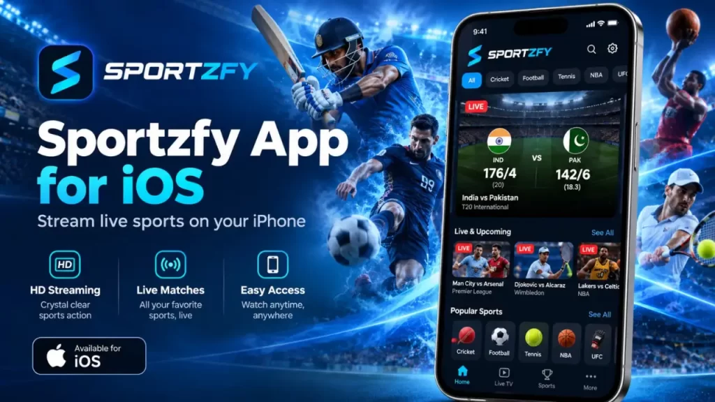 Sportzfy App For iOS