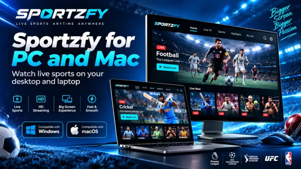 Sportzfy For PC and Mac
