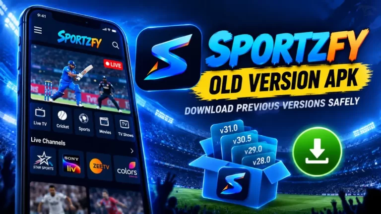 Sportzfy Old version