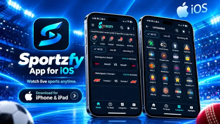 Sportzfy APK for iOS