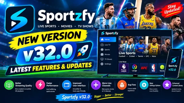 Sportzfy version features